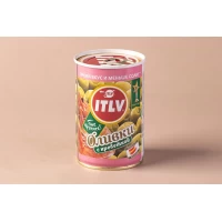 Оливки зеленые фаршированные креветками, Itlv (110g - 200/220) 314мл - thumbs image 2