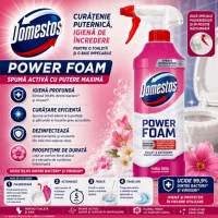 Domestos Spuma de curatare Power Foam, Floral Fresh 435 ml - thumbs image 2