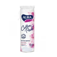 Ватные диски Aura 100 шт