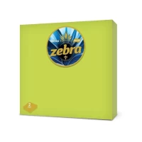 Zebra servetele de masa 33x33cm, 2 str 35 buc Delux Verde