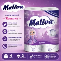 Maliva Hartie igienica 4 role 3 straturi Romance - thumbs image 2