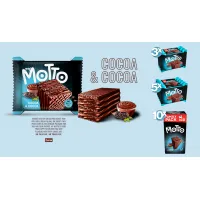 MyMotto Вафли Motto Двойное какао 34 г, 3+2 - thumbs image 2