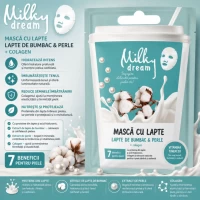 Milky Dream Masca pentru fata pinza Cotton milk, Pearls 20ml - thumbs image 2