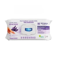 DeepFresh Servetele umede pentru curatare suprafete 100 buc Lavanda