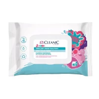 Влажная туалетная бумага Cleanic Junior Алоэ и Пантенол 40 шт