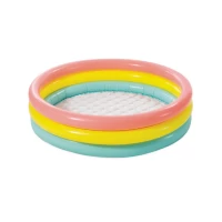 Piscină gonflabilă pentru copii Sunset Glow, 114×25 cm, 131 L, 2+ ani, Intex (57412)