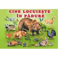 Cartea Carton Cine locuieste in padure