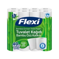 Flexi Hartie igienica 40 role 3 straturi Bamboo - thumbs image 2