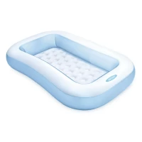 Piscină gonflabilă pentru copii cu bază gonflabilă, 166×100×28 cm, 90 L, 2+ ani, Intex (57403)