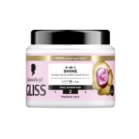 Gliss Masca de par 4 in 1 Liquid Silk Hair Repair pentru stralucire, 400ml