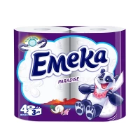 Emeka Hartie igienica, 3 straturi, 4 role Paradise