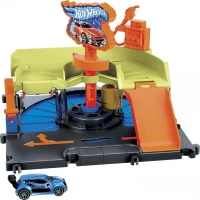 Set de joaca City Downtown Spalatorie auto Express Hot Wheels Hot - thumbs image 3