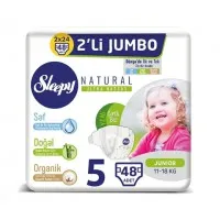 Sleepy Natural Scutece Jumbo 5 Junior (11-18) 48buc - thumbs image 2