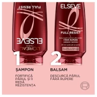 L'Oreal Elseve Full Resist укрепляющий шампунь, для ломких и склонных к выпадению волос, 400 мл - thumbs image 5