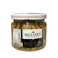 Riga Gold Sprote in ulei sticla 250gr
