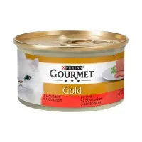 Gourmet Gold Pate Vită hrană umedă pentru pisici 85g
