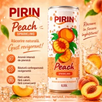 Газированная вода с ароматом персика Pirin 0,33 л - thumbs image 2