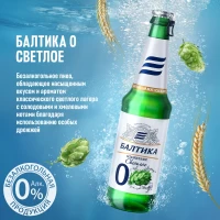 Балтика Пиво безалкогольное 0,45л бутылка - thumbs image 2