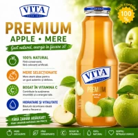 Vita Premium Сок Яблоки (Бутылка) 1000 мл - thumbs image 2