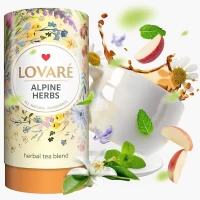 Зелёный чай Lovare Alpine Herbs с шиповником, травами и лепестками цветов, 80 г - thumbs image 5
