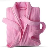 Halat baie copii, 6-8 ani, Bumbac, Ocru - thumbs image 2