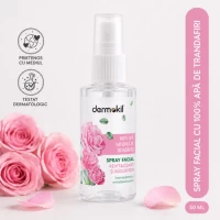 Dermokil Spray facial revitalizant și revigorant cu apă naturală de trandafiri 100%, 50 ml - thumbs image 2