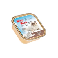 Miau-Miau паштет для кошек 100г Курица с молоком