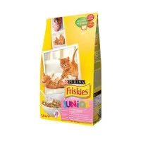 Friskies Junior Hrană uscată pentru pisoi pui, morcov și lapte 1,5 kg