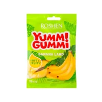Roshen Bomboane gumate Yummi Gummi Banana Land 70 g