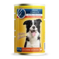4Dog Консервы для взрослых собак из мяса курицы 415гр