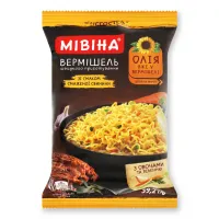 Вермишель Мивина быстрого приготовления со вкусом свинины неострая 59,2г