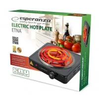 Aragaz de masa ETNA EKH001K, 1000W Black Esperanza