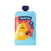 Nutrino Junior Piure din Mar, Capsuna, Cereale si Vanilie 180 g