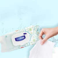 DeepFresh влажные салфетки с крышкой, Floral 100 шт - thumbs image 2