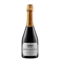 Milestii Mici Moldova de Lux Vin spumant alb demisec 0,75 l