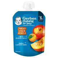 Gerber Пюре Яблоко, тыква и абрикос (6 м+) 80 гр. - thumbs image 1