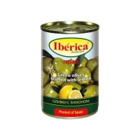 Iberica Masline verzi cu lamiie 300g