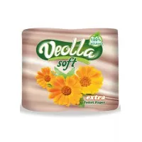 Veolla Hartie igienica 3str 4buc Soft Extra