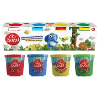 Plastilina de modelat in borcanele, 4 x 125 g - thumbs image 2