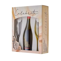 Set Cadou Vin Spumant Apriori Muscat 0.75l + 2 pocale - thumbs image 2