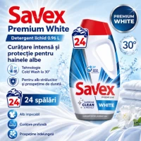 Savex Detergent lichid 0,96l Premium White - thumbs image 2