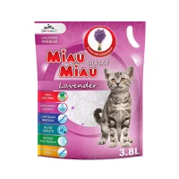 Miau Miau Asternut igienic pentru pisici Silicat Levantica 3,8l