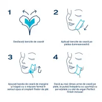 Veet Benzi depilatoare cu ceara pentru fata, 20 bucati - thumbs image 4