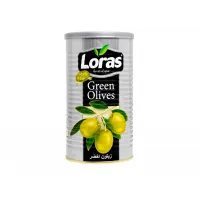 LORAS Зеленые оливки со косточкой 430 г
