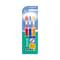 Banat Зубные щётки Family Pack 2+1 Medium, 3 шт.