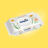 Ultra Compact Servetele umede Chamomile 100 buc - thumbs image 2