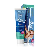 Eveline Crema depilatoare Q10+R, ultra-rapidă 3 minute, 8-în-1, 125 ml