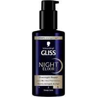 Gliss Night Elixir Overnight Repair Лечебная сыворотка для очень поврежденных и сухих волос Schwarzk - thumbs image 1