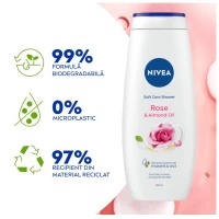 Nivea Gel de dus Care & Roses & Harmony 750 ml - thumbs image 3