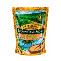 Zahar Brun cristale, nerafinat, din trestie de zahar 500g, Demarara